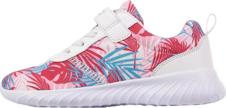 Buty sportowe szkolne miejskie dziecięce Kappa SEC PA Kids biało-różowe 260955PAK 1022