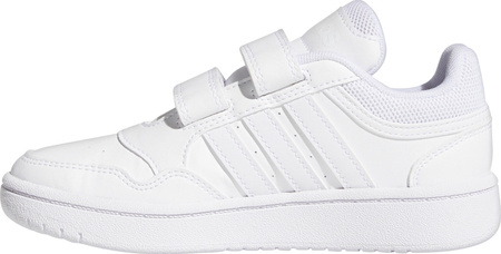 Buty dla dzieci adidas Hoops 3.0 białe GW0436