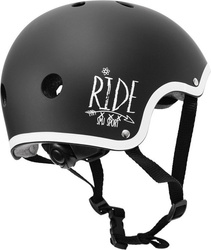 Kask rolki hulajnogę deskorolkę rowerowy dziecięcy SMJ sport F501 czarny