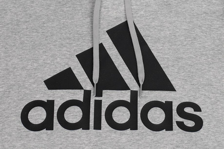 Dres męski adidas Big Logo Terry szaro-czarny IC6749