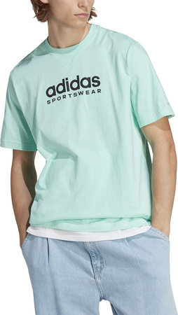 Koszulka męska adidas All SZN Graphic Tee miętowa IC9814