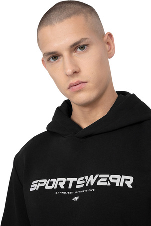 Bluza męska 4F M266 czarna 4FSS23TSWSM266 20S
