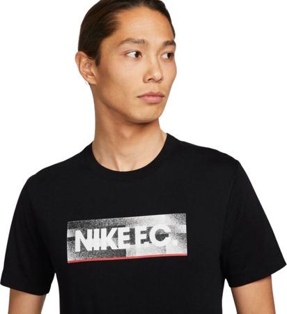 Koszulka męskie Nike NK Fc Tee Seasonal Block czarna DH7444 010