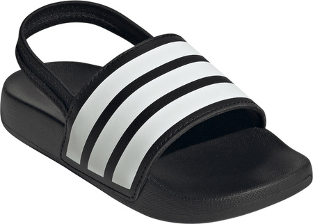 Klapki dla dzieci adidas Adilette Estrap czarne JR5328