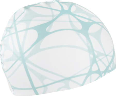 Czepek pływacki silikonowy Crowell Teide biało-niebieski kol.7