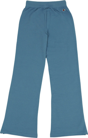 Spodnie damskie dresowe Champion Flare dzwony niebieskie 117553 BS099