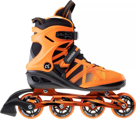 Męskie rolki fitness Coolslide LISBOA orange tiger/black rozmiar 46
