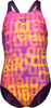Dziecięcy Strój Kąpielowy Girl's Arena Multi Colours Swimsuit V Ba  czarny rozmiar 8-9