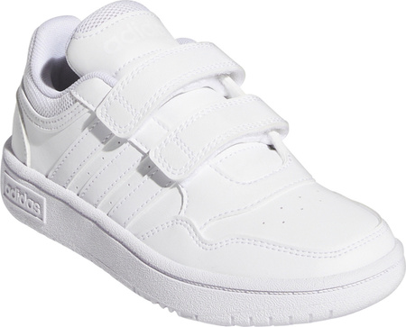 Buty dla dzieci adidas Hoops 3.0 białe GW0436
