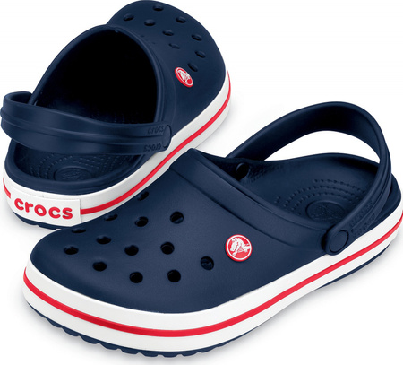 Chodaki sandały klapki Crocs Crocband granatowe 11016 410