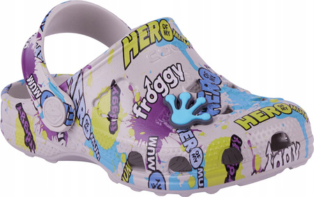 Dziecięce chodaki sandały klapki Coqui Little Frog stone hero splash amulet rozmiar 29-30