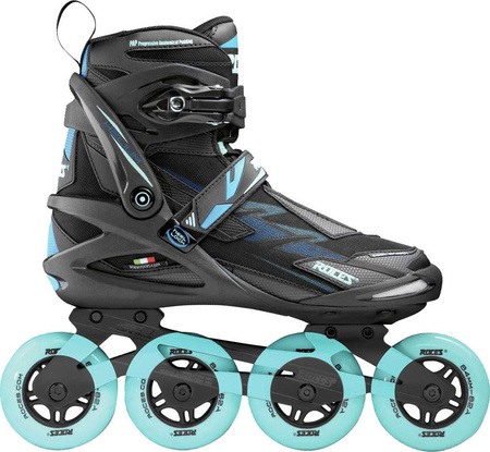 Łyżworolki Roces Helium II W Tif czarno-niebieskie 400872 00001