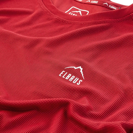 Męska koszulka z długim rękawem Elbrus Alar Polartec czerowna rozmiar XL