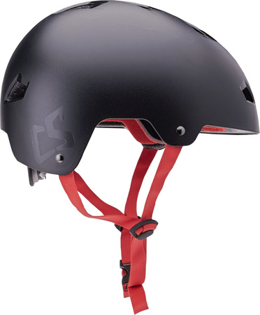 Dziecięcy kask rowerowy na rolki deskorolkę hulajnogę Coolslide Nuts czarny rozmiar M