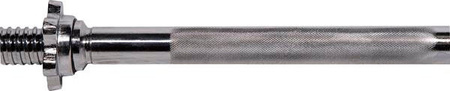 Gryf sztanga treningowy prosty z gwintem i zaciskiem HMS GPR 165cm