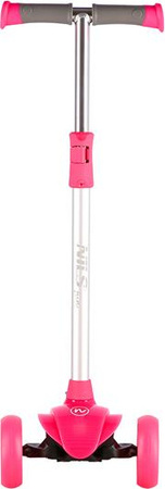 Hulajnoga trójkołowa balansowa dziecięca Nils fun hlb02 różowa