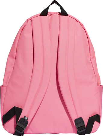 Plecak sportowy szkolny miejski adidas Classic Badge of Sport 3-Stripes różowo-czarny IK5723