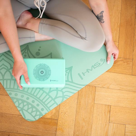 Kostka blok do jogi yogi klocek pilates ćwiczenia HMS