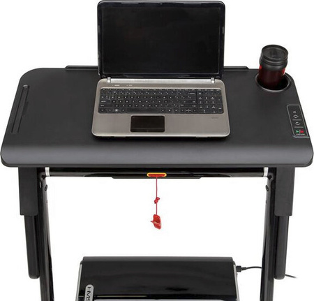 Bieżnia elektryczna z biurkiem Hms LOOP12 Multi Czarna