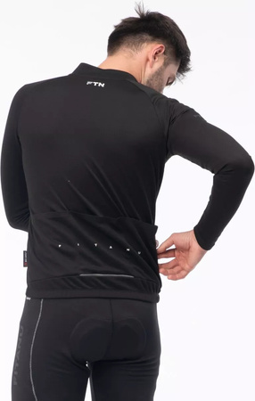 Męska bluza rowerowa kolarska koszulka z długim rękawem Fitanu Vialetta Polartec rozmiar XL