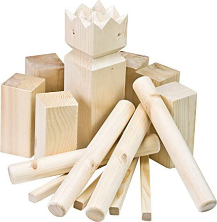 Gra plenerowa Tactic Kubb drewniany box 56388