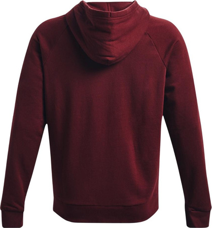 Bluza męska Under Armour Rival Fleece Big Logo HD bordowa 1357093 690