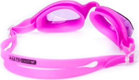 Okularki pływackie basenowe Alltoswim Hoste różowe