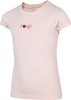Koszulka dla dziewczynki 4F jasny róż HJZ22 JTSD005 56S