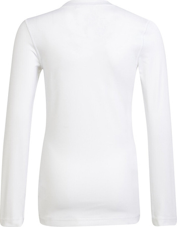 Koszulka dla dzieci adidas Youth Techfit Long Sleeve biała H23156