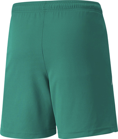 Spodenki dla dzieci Puma teamLIGA Shorts Jr zielone 704931 05