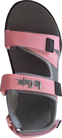 Sandały dla dzieci Lee Cooper szaro-różowe LCW-24-34-2603K