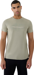 Koszulka męska 4F M2004 oliwkowa 4FWSS25TTSHM2004 44S