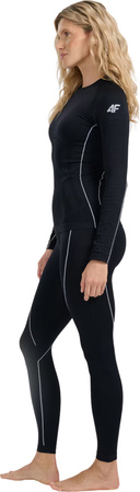 Spodnie legginsy bielizna termoaktywna damska 4F F204 czarne 4FWAW25USEAF204 20S