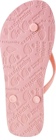 Damskie japonki klapki plażowe basenowe Aquawave Bava Wmns różowe rozmiar 37