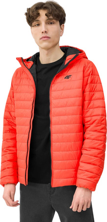 Kurtka męska puchowa 4F pomarańczowa 4FSS23TDJAM085 70S