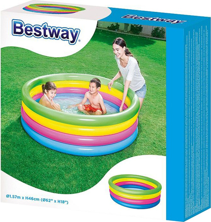 Basen dmuchany Bestway 4 Ringi 157x46 cm 3422 51117