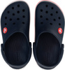 Chodaki sandały klapki dla dzieci Crocs Kids Toddler Crocband Clog czerwono-granatowe 207005 485
