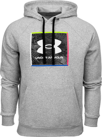 Bluza męska Under Armour UA Rival Flc Graphic Hoodie szara 1370349  011