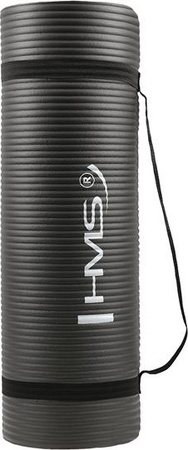 Gruba mata do yogi jogi YM04 HMS 183x61x1,5cm czarna