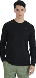 Koszulka męska 4F Longsleeve M432 głęboka czerń 4FWMM00TLONM432 20S