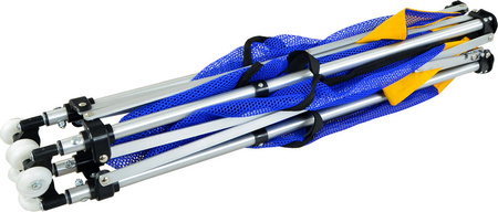 Wózek na piłki NO10 żółto-niebieski VBCC-100B