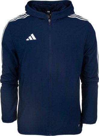 Kurtka dla dzieci adidas Tiro 23 League Windbreaker granatowa IA1627