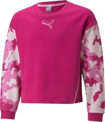 Bluza dla dzieci Puma Alpha Crew TR różowa 846941 14