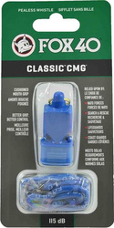 Gwizdek Fox 40 CMG Safety Classic niebieski   sznurek 9603-0508