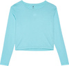 Koszulka damska longsleeve 4F F218 niebieska 4FWSS24TFLOF218 33S
