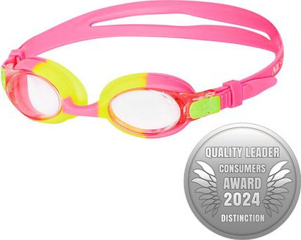 Okularki pływackie Nils aqua nqg700af różowy junior