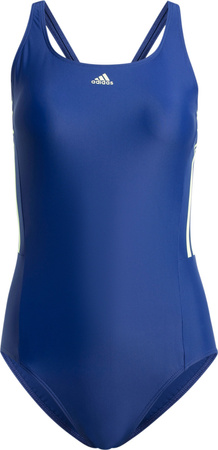 Kostium kąpielowy damski adidas Mid 3-Stripes niebieski IT6292