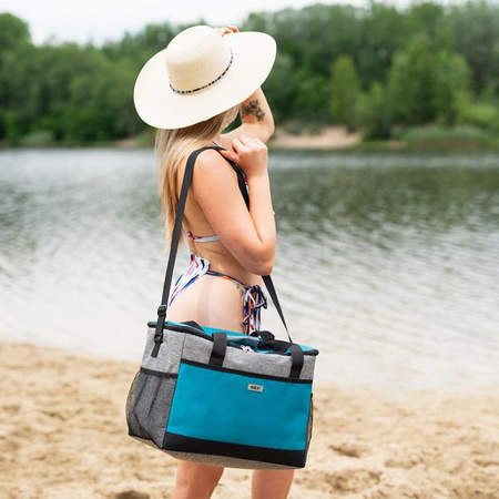 Torba termiczna lodówka niebieska 27l Nils nc3150