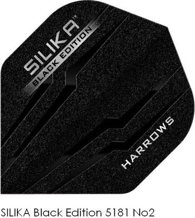 Piórka Harrows SILIKA Black Edition