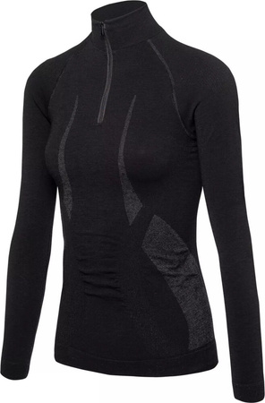 Damska bielizna bluza termoaktywna oddychająca Fitanu Elder W 1/2 Zip rozmiar L